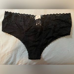 Aerie Cheeky lace black underwear
